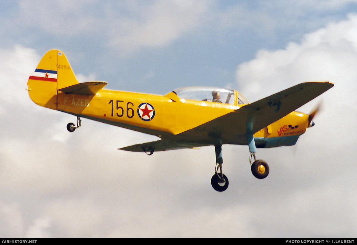 Aircraft Photo of F-AZEB / 40156 | Utva Aero 3F | Yugoslavia - Air Force | AirHistory.net #329536