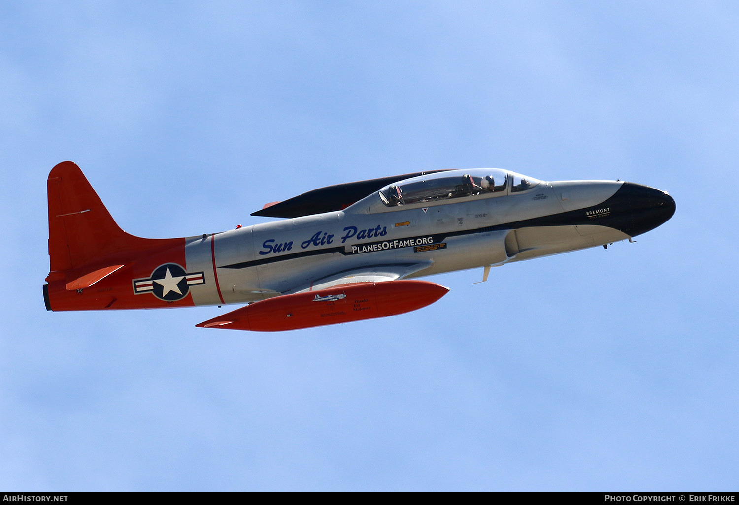 Aircraft Photo of N377JP / NX377JP | Canadair T-33AN Silver Star 3 | Planes of Fame Air Museum | USA - Air Force | AirHistory.net #329539