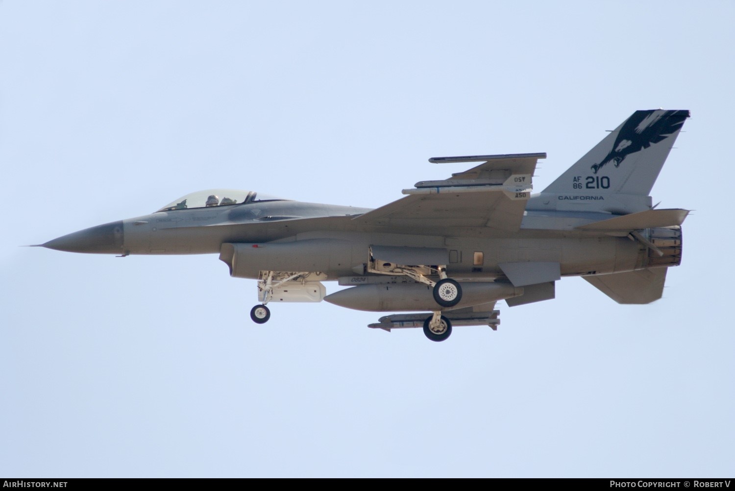Aircraft Photo of 86-0210 / AF86-210 | General Dynamics F-16C Fighting Falcon | USA - Air Force | AirHistory.net #329541