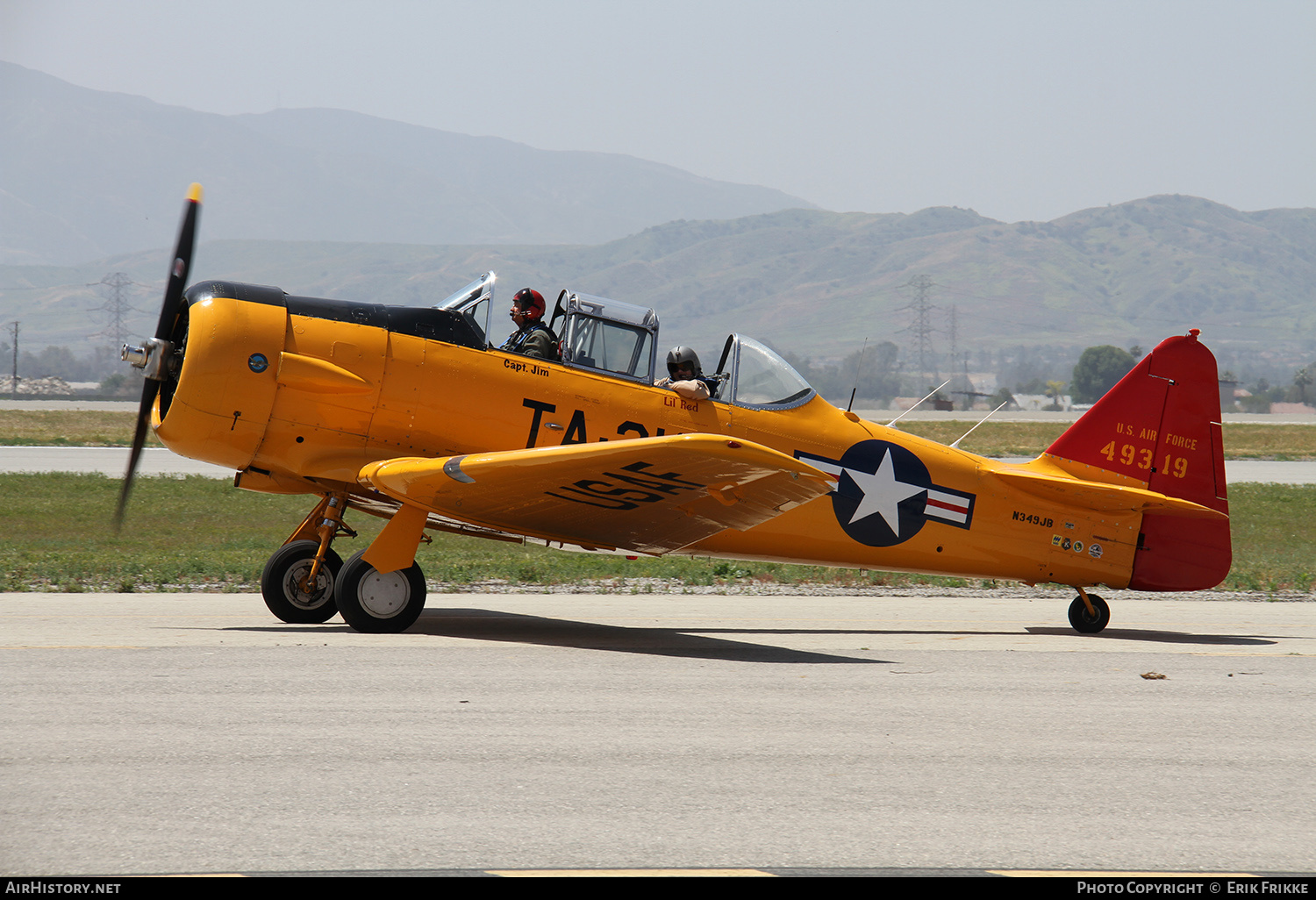 Aircraft Photo of N349JB / 49319 | North American SNJ-6 Texan | USA - Air Force | AirHistory.net #329546