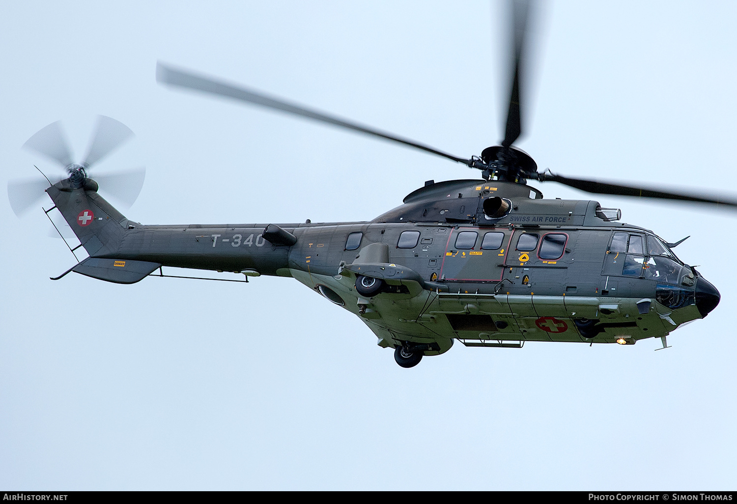 Aircraft Photo of T-340 | Eurocopter TH98 Cougar (AS-532UL) | Switzerland - Air Force | AirHistory.net #329547