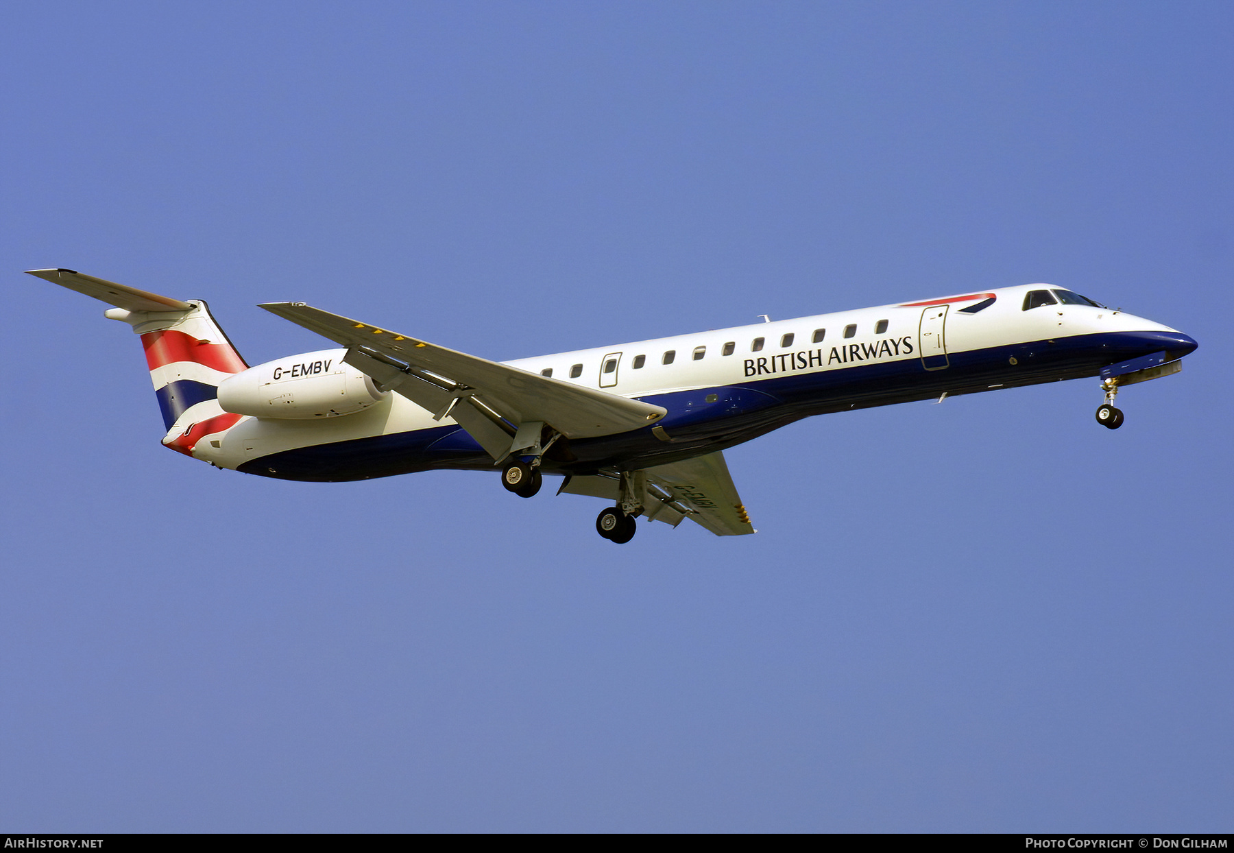 Aircraft Photo of G-EMBV | Embraer ERJ-145EU (EMB-145EU) | British Airways | AirHistory.net #329567