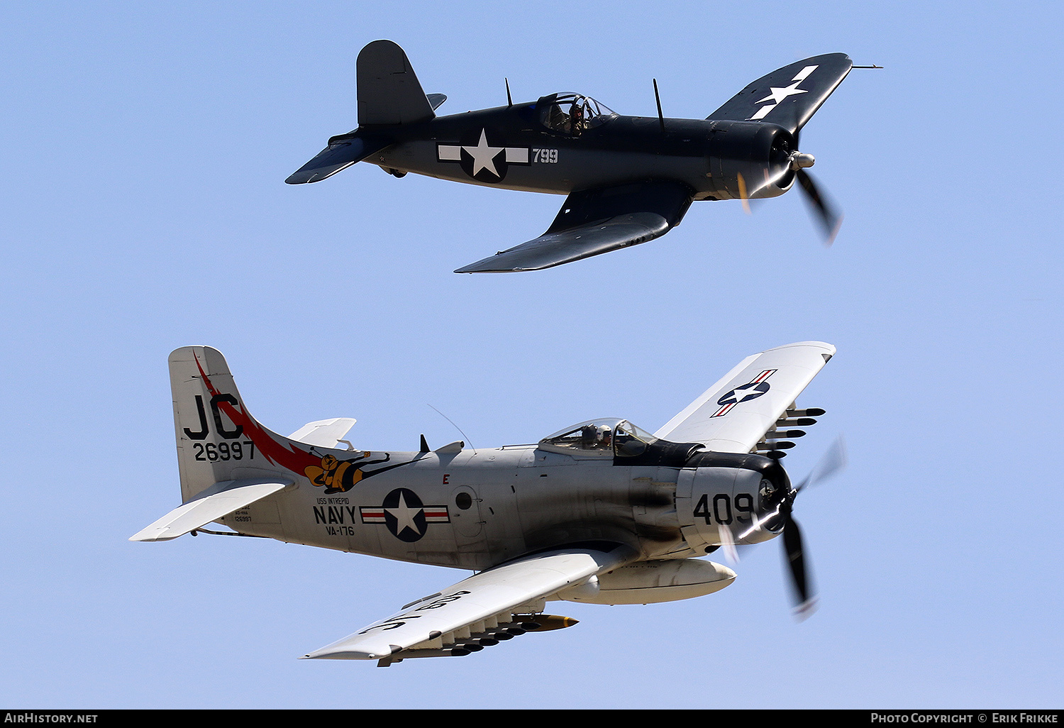 Aircraft Photo of N409Z / NX409Z / 126997 | Douglas A-1D Skyraider (AD-4NA) | USA - Navy | AirHistory.net #329570