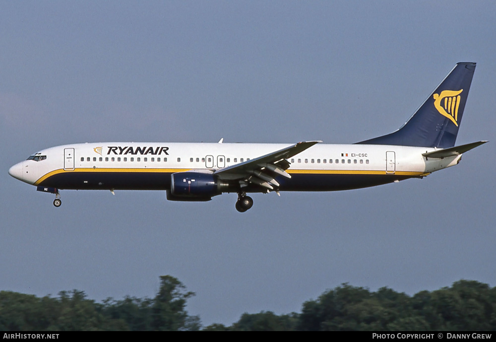 Aircraft Photo of EI-CSC | Boeing 737-8AS | Ryanair | AirHistory.net #329576