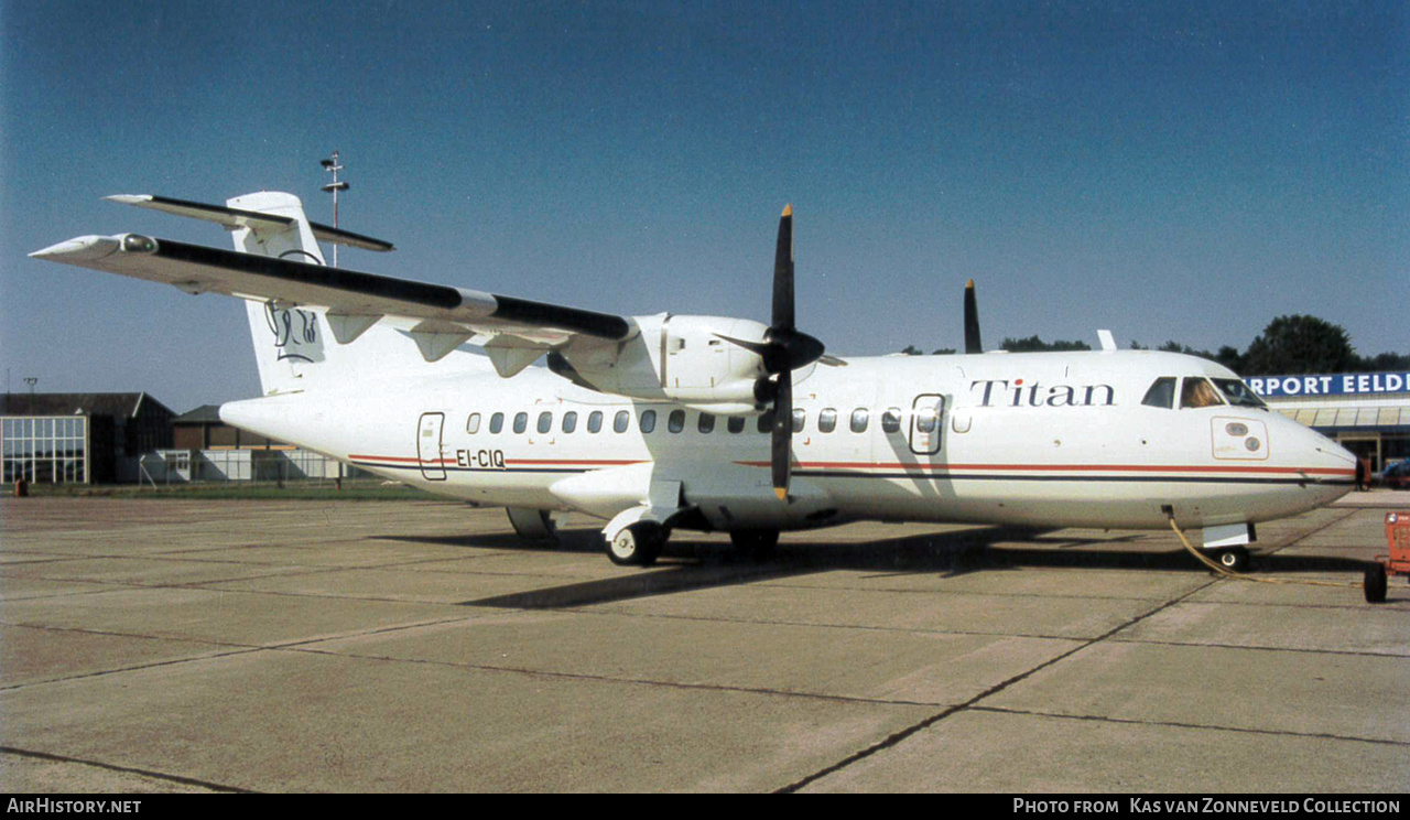 Aircraft Photo of EI-CIQ | ATR ATR-42-300 | Titan Airways | AirHistory.net #329591