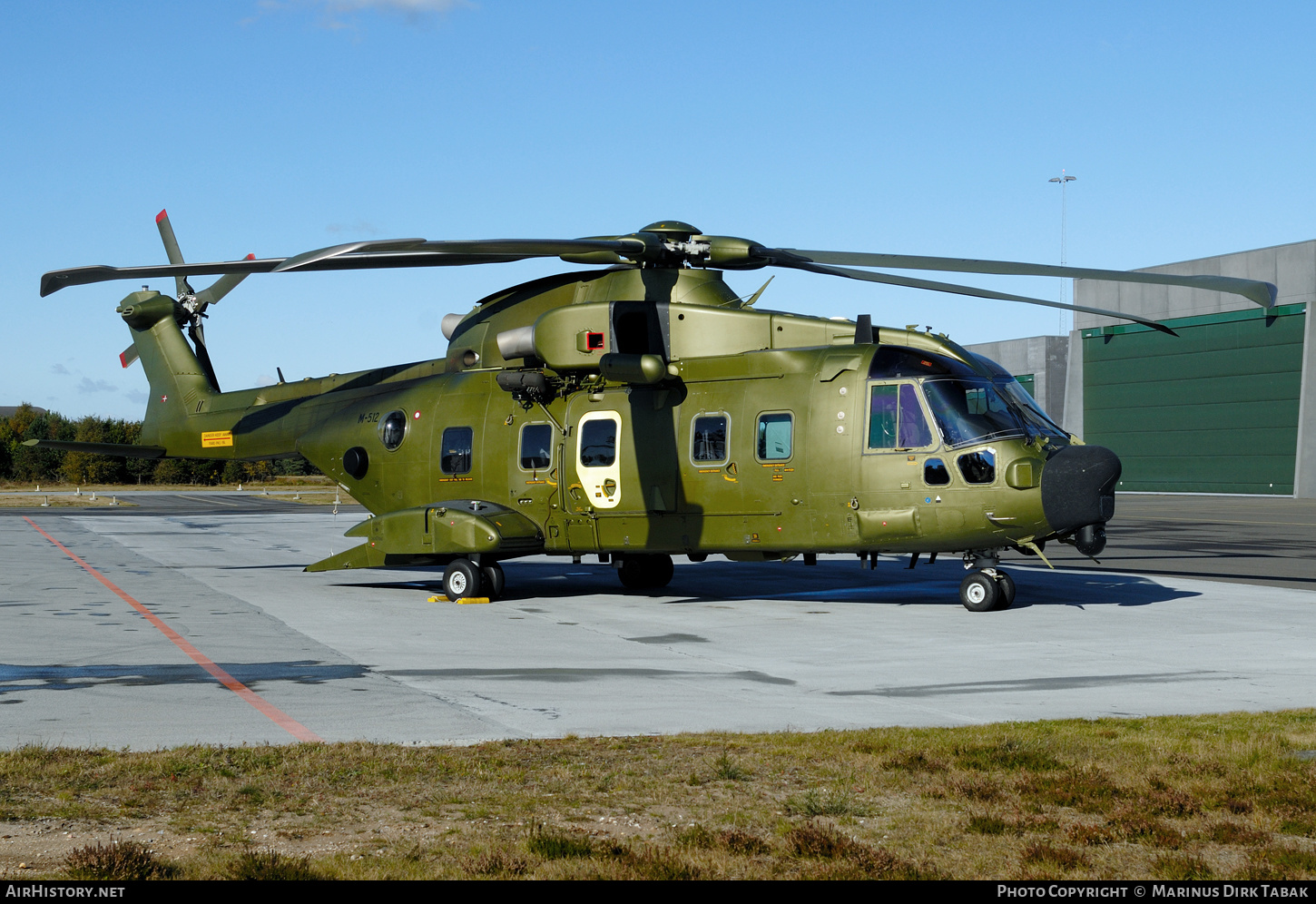 Aircraft Photo of M-512 | AgustaWestland EH101-512 Merlin Joint Supporter | Denmark - Air Force | AirHistory.net #329617
