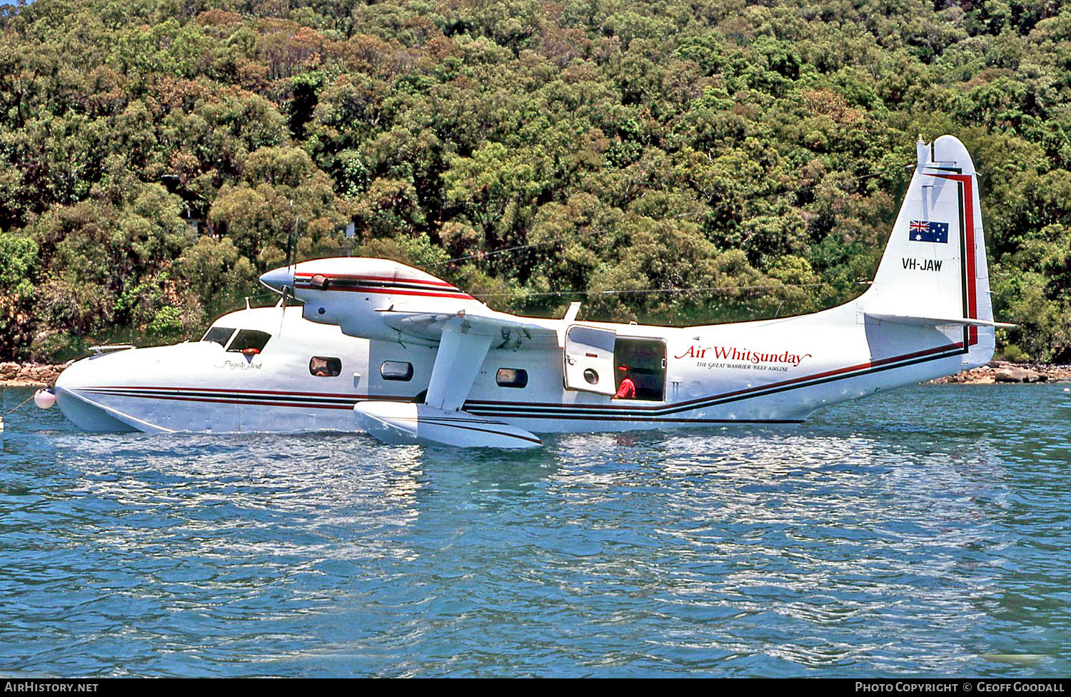 Aircraft Photo of VH-JAW | Grumman G-73T Turbo Mallard | Air Whitsunday | AirHistory.net #329649