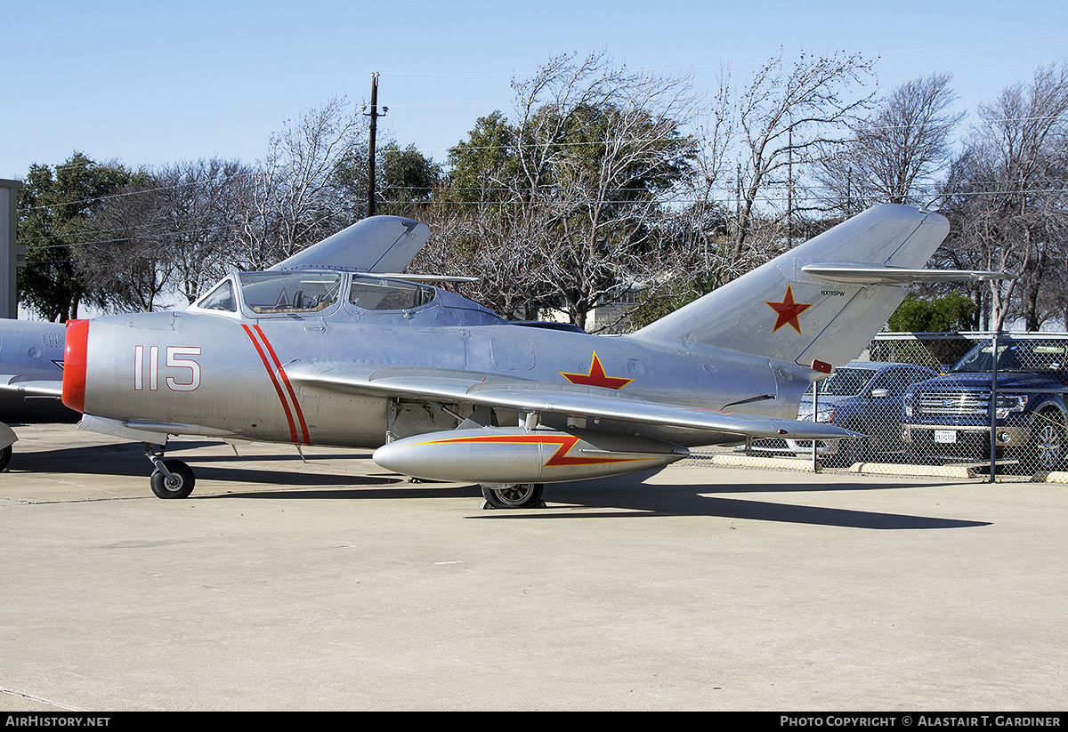 Aircraft Photo of N115PW / NX115PW / 115 | PZL-Mielec SBLim-2 (MiG-15UTI) | Soviet Union - Air Force | AirHistory.net #329670
