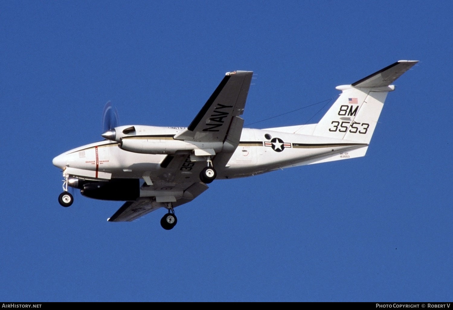 Aircraft Photo of 163553 / 3553 | Beech UC-12F Super King Air (B200C) | USA - Navy | AirHistory.net #329673