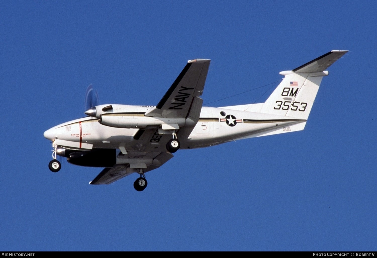 Aircraft Photo of 163553 / 3553 | Beech UC-12F Super King Air (B200C) | USA - Navy | AirHistory.net #329673