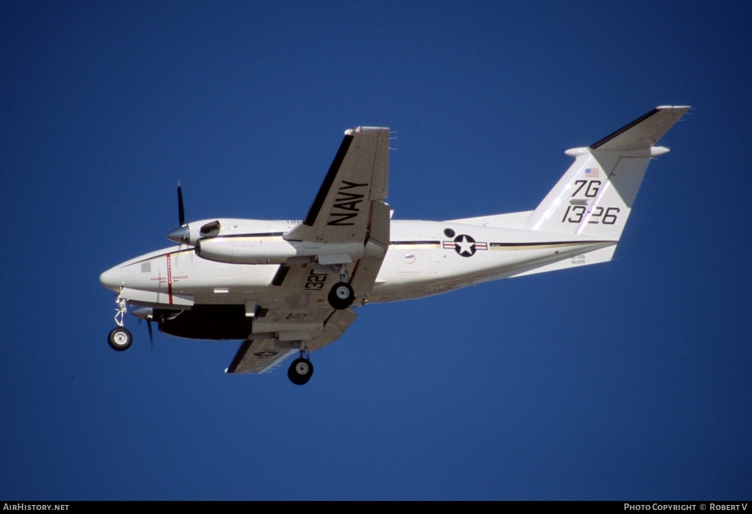 Aircraft Photo of 161326 / 1326 | Beech UC-12B Super King Air (A200C) | USA - Navy | AirHistory.net #329675