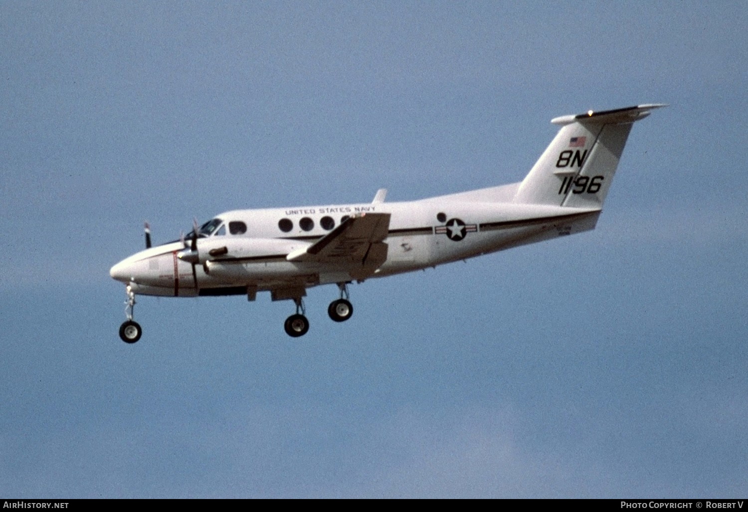 Aircraft Photo of 161196 / 1196 | Beech TC-12B Super King Air (A200C) | USA - Navy | AirHistory.net #329677