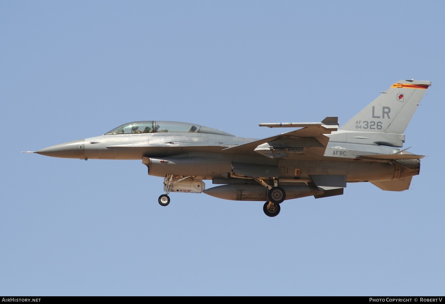 Aircraft Photo of 84-1326 / AF84-326 | General Dynamics F-16D Fighting Falcon | USA - Air Force | AirHistory.net #329693