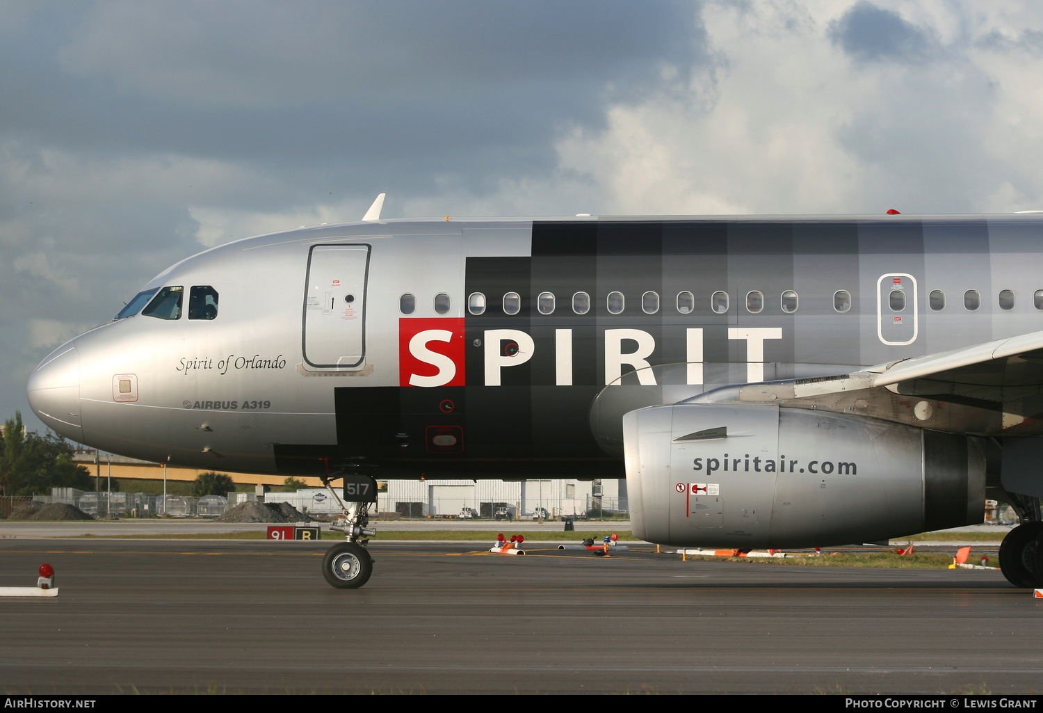 Aircraft Photo of N517NK | Airbus A319-132 | Spirit Airlines | AirHistory.net #329728