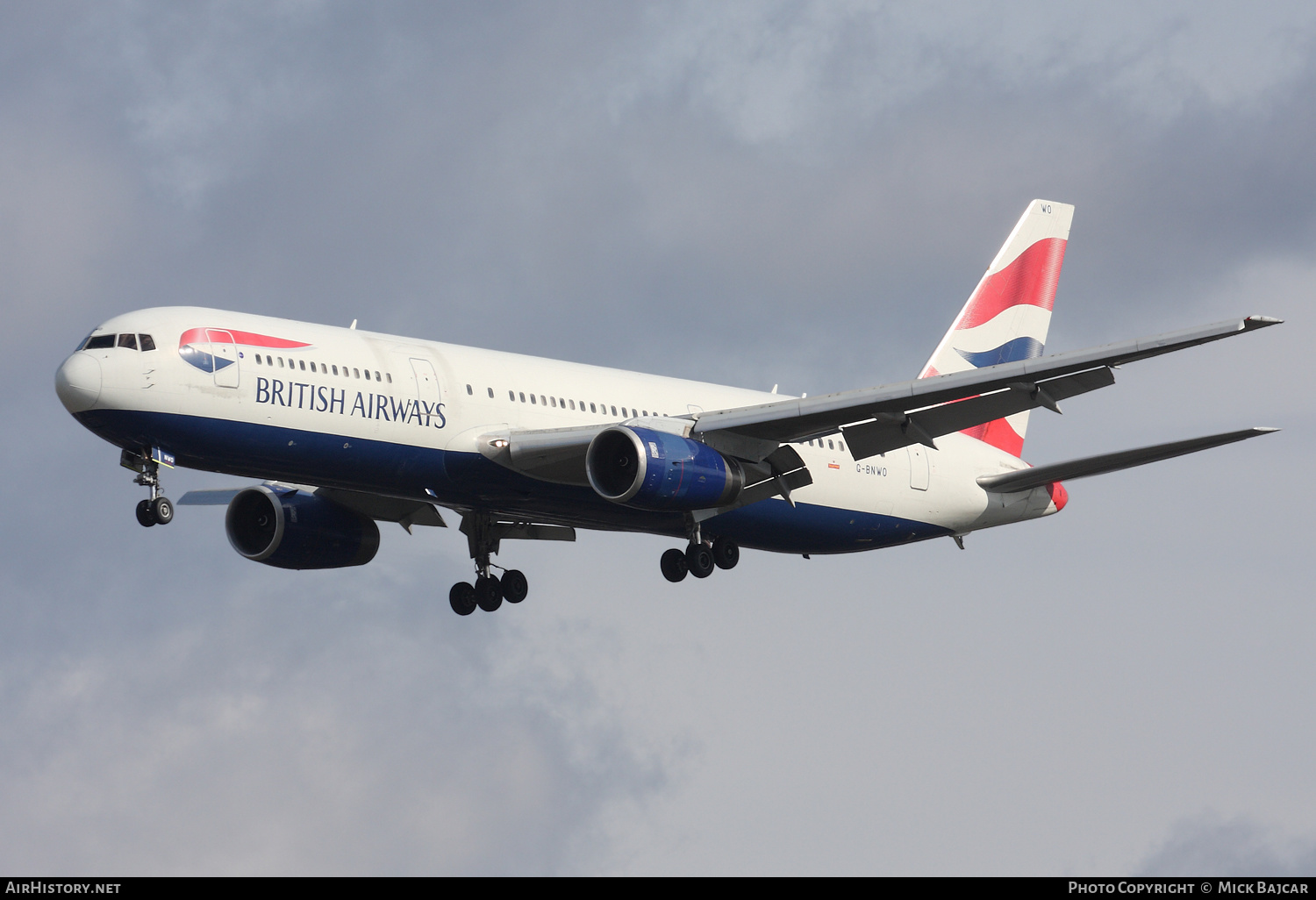 Aircraft Photo of G-BNWO | Boeing 767-336/ER | British Airways | AirHistory.net #329737