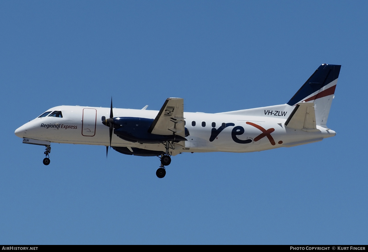 Aircraft Photo of VH-ZLW | Saab 340B | REX - Regional Express | AirHistory.net #329742