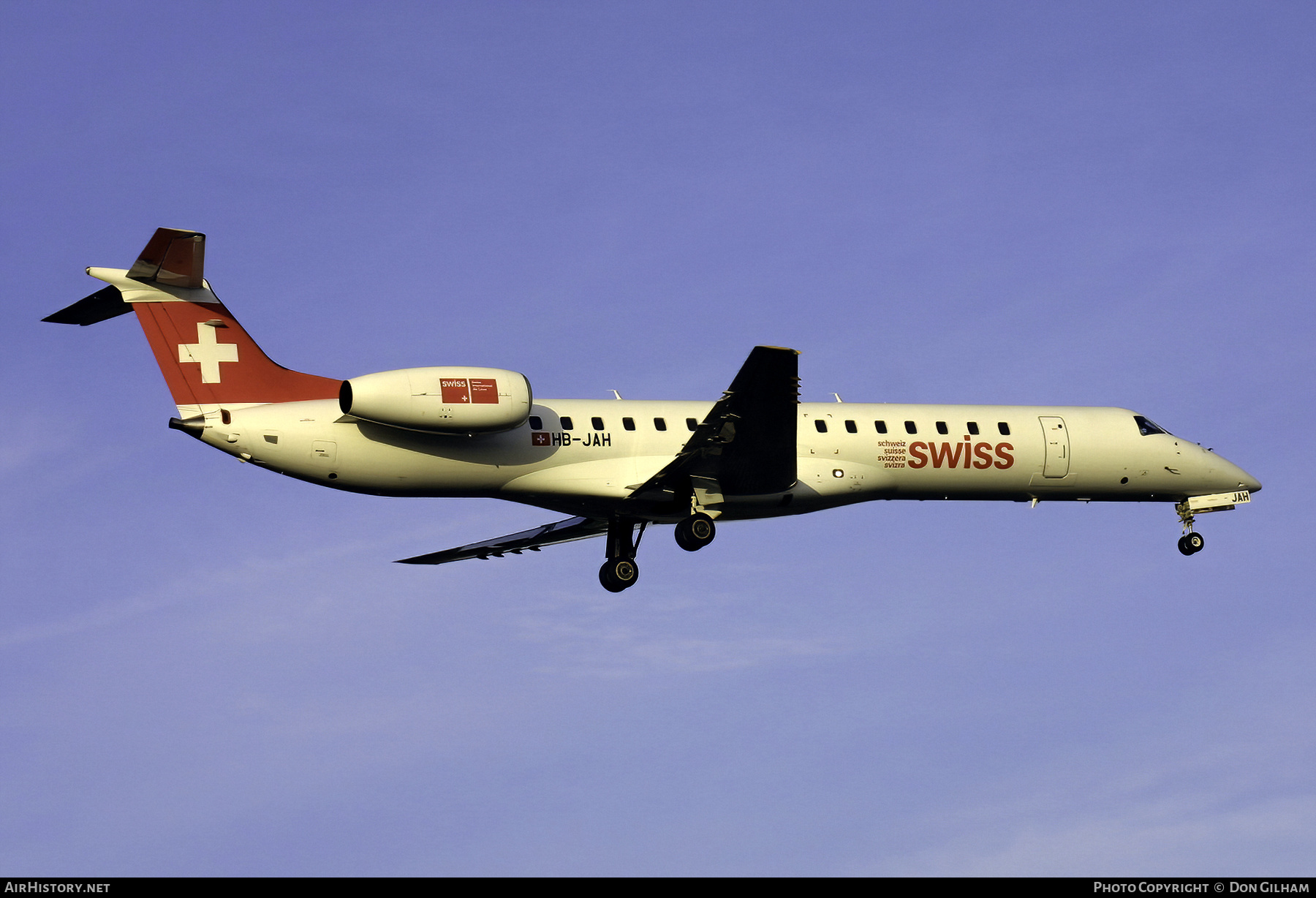 Aircraft Photo of HB-JAH | Embraer ERJ-145LU (EMB-145LU) | Swiss International Air Lines | AirHistory.net #329769