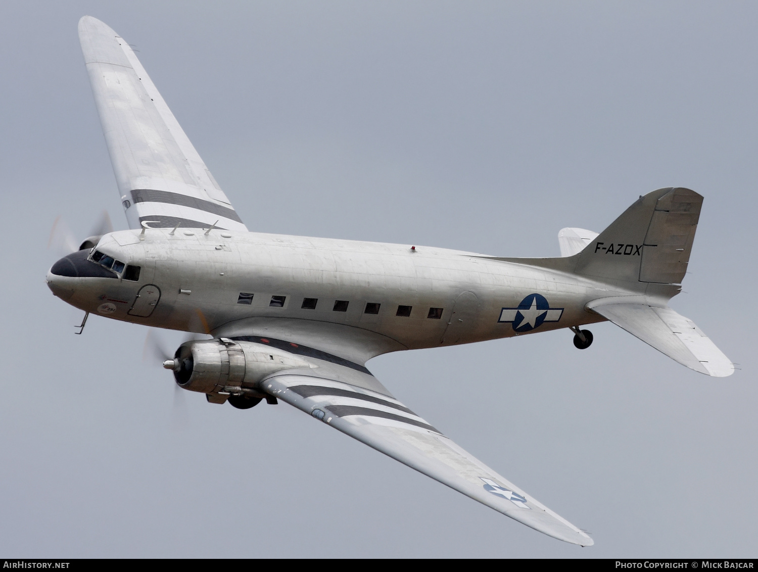 Aircraft Photo of F-AZOX | Douglas DC-3(C) | Chalair Aviation | USA - Air Force | AirHistory.net #329770