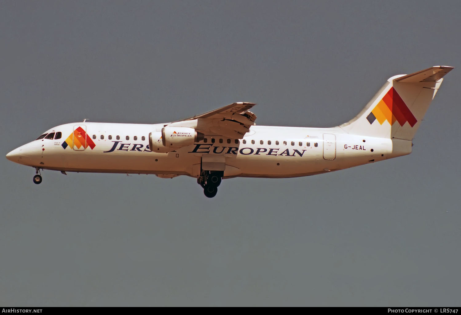 Aircraft Photo of G-JEAL | British Aerospace BAe-146-300 | Jersey European Airways | AirHistory.net #329782