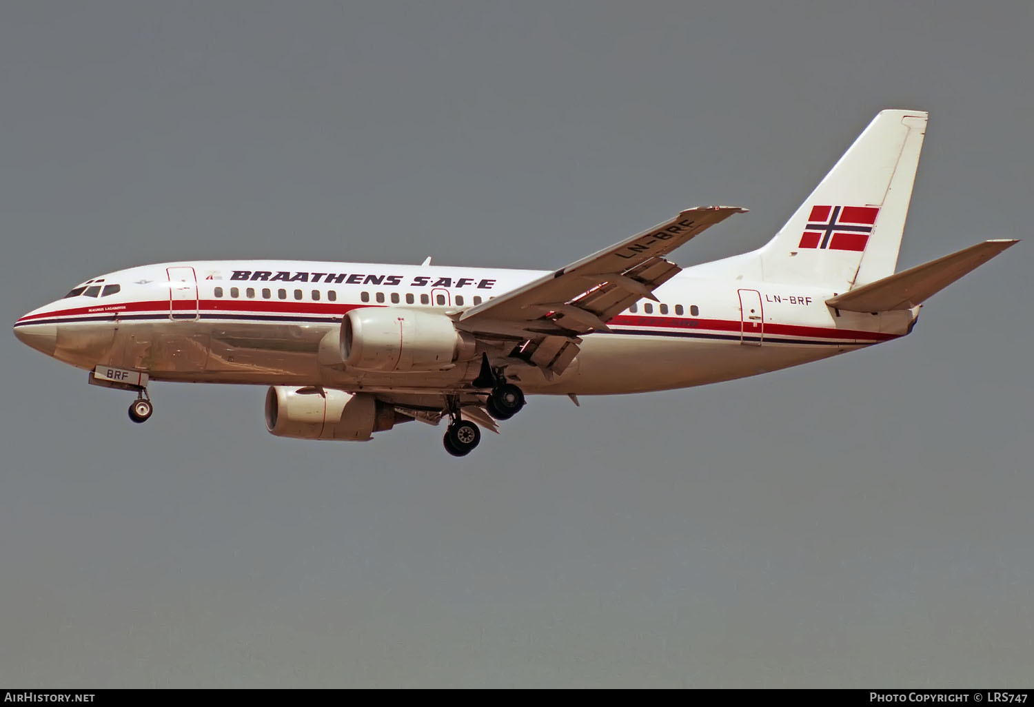 Aircraft Photo of LN-BRF | Boeing 737-505 | Braathens SAFE | AirHistory.net #329795