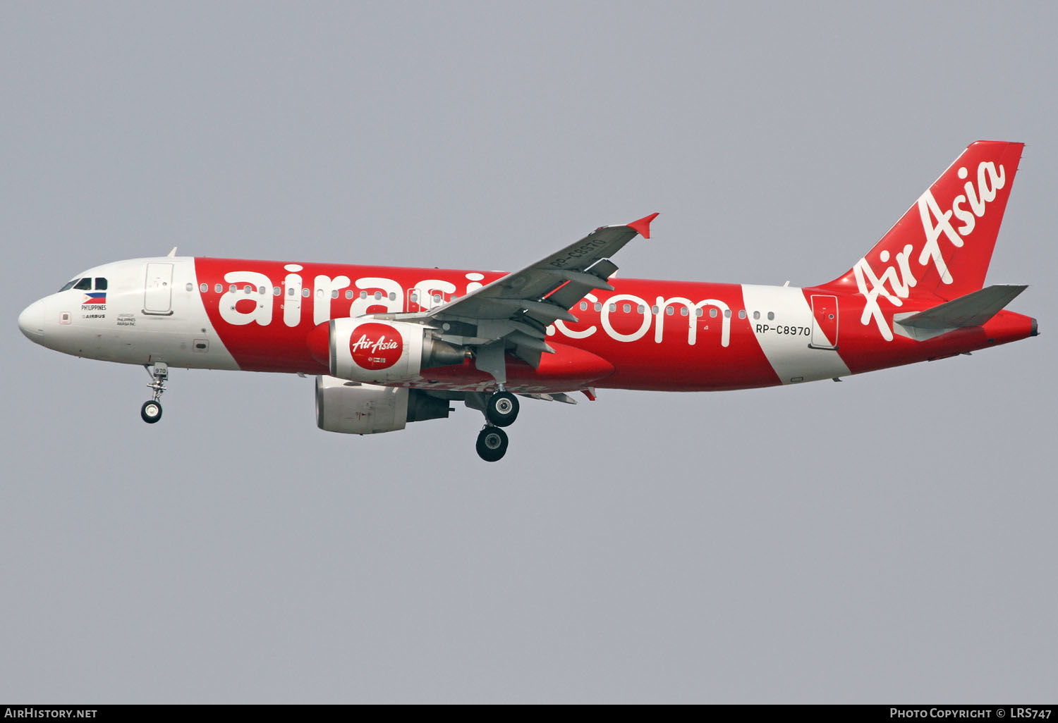 Aircraft Photo of RP-C8970 | Airbus A320-216 | AirAsia | AirHistory.net #329811