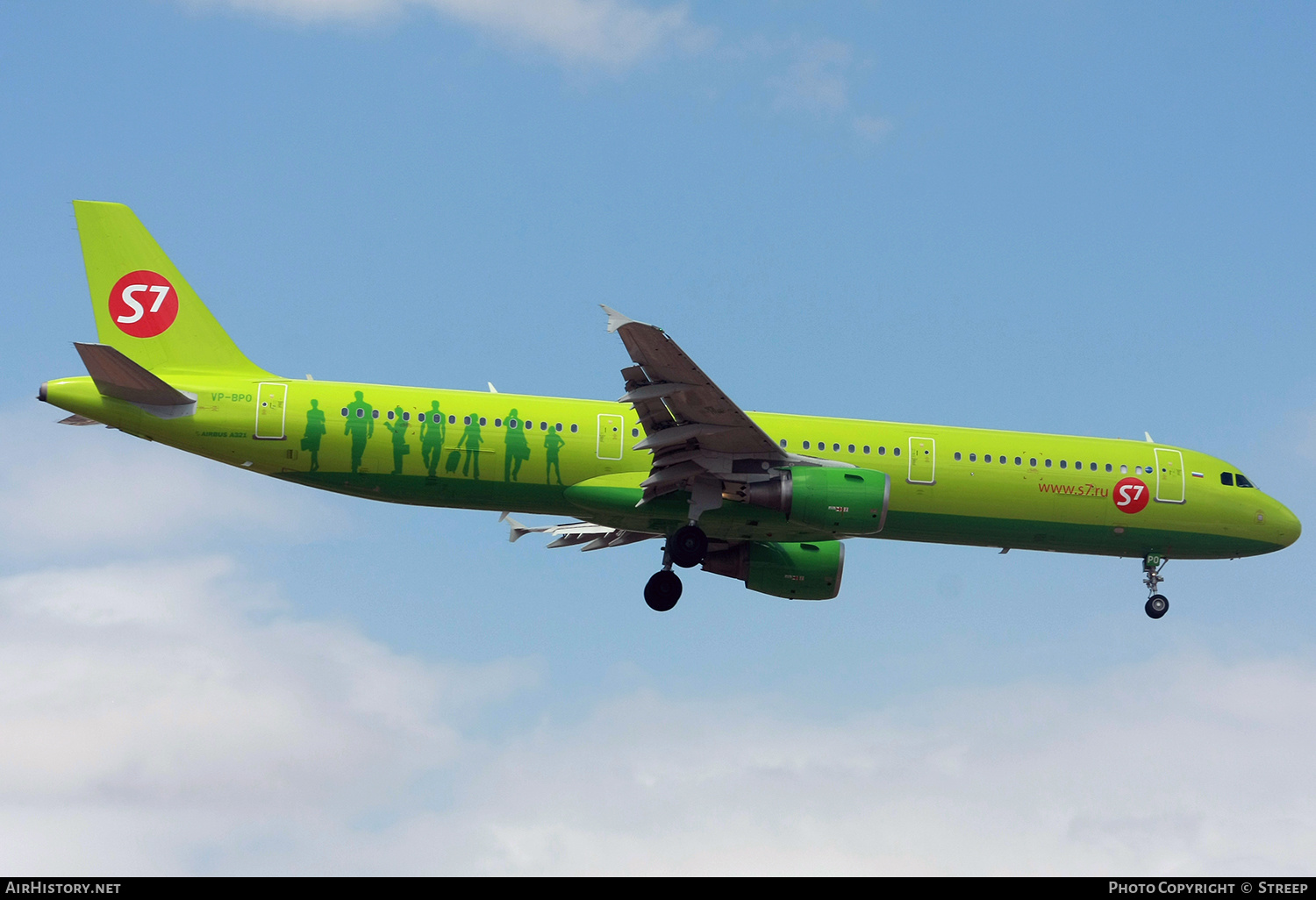 Aircraft Photo of VP-BPO | Airbus A321-211 | S7 Airlines | AirHistory.net #329817