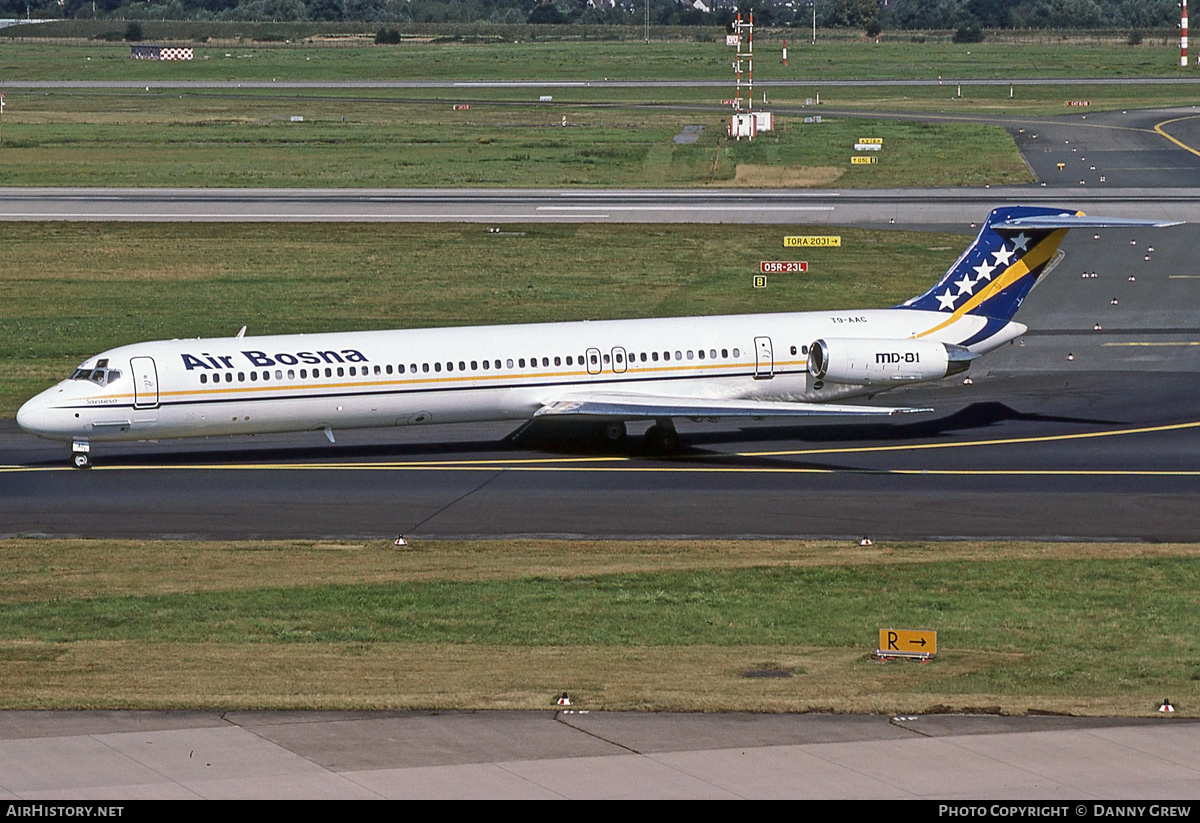 Aircraft Photo of T9-AAC | McDonnell Douglas MD-81 (DC-9-81) | Air Bosna | AirHistory.net #329827