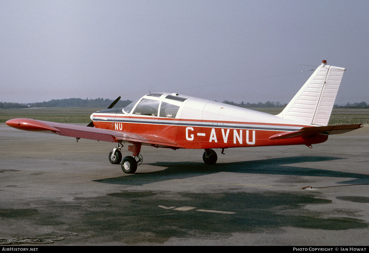 Aircraft Photo of G-AVNU | Piper PA-28-180 Cherokee C | College of Air Training | AirHistory.net #329837