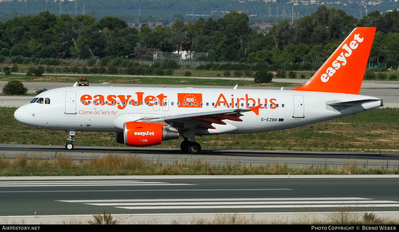 Aircraft Photo of G-EZBR | Airbus A319-111 | EasyJet | AirHistory.net #329855