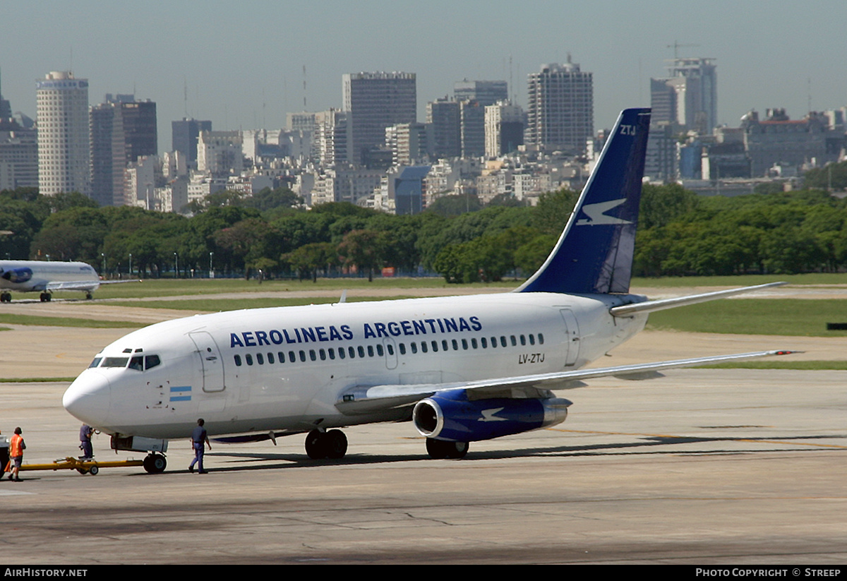 Aircraft Photo of LV-ZTJ | Boeing 737-236/Adv | Aerolíneas Argentinas | AirHistory.net #329871