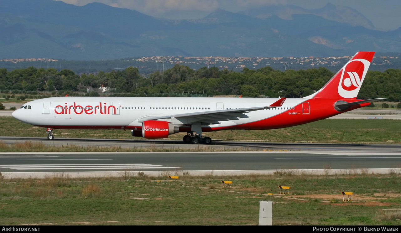 Aircraft Photo of D-AERK | Airbus A330-322 | Air Berlin | AirHistory.net #329872