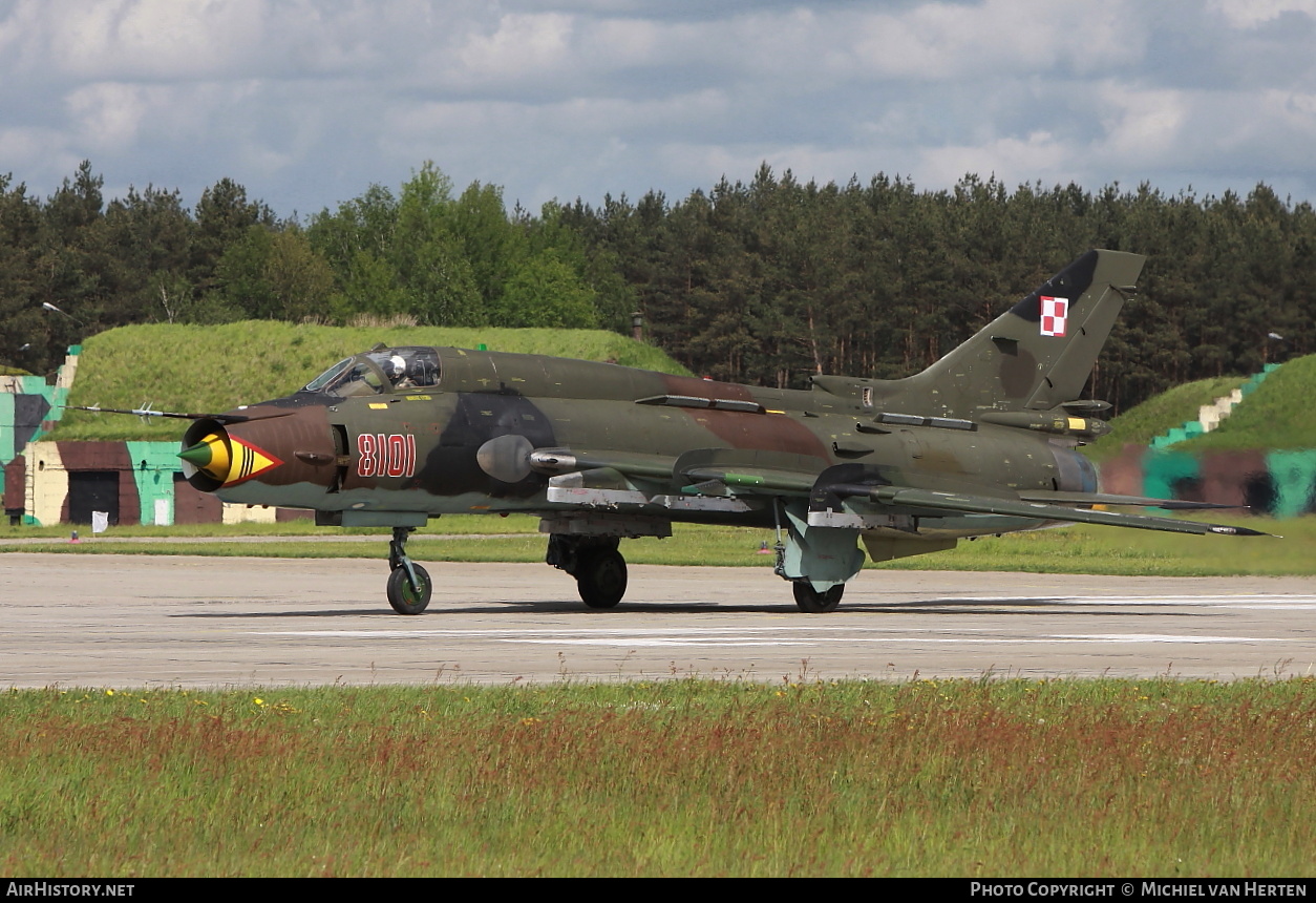 Aircraft Photo of 8101 | Sukhoi Su-22M4 | Poland - Air Force | AirHistory.net #329874