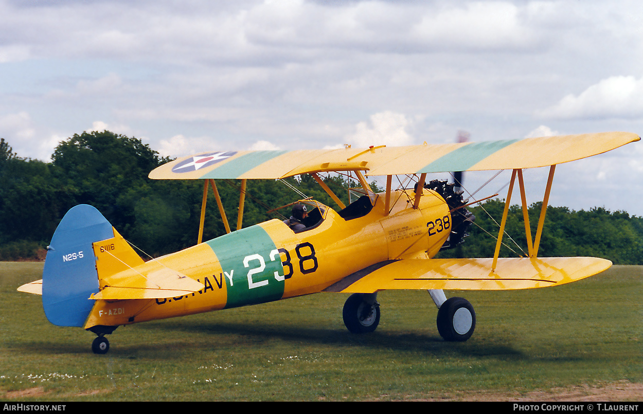 Aircraft Photo of F-AZDI / 61116 | Boeing N2S-5 Kaydet (E75) | USA - Navy | AirHistory.net #329877