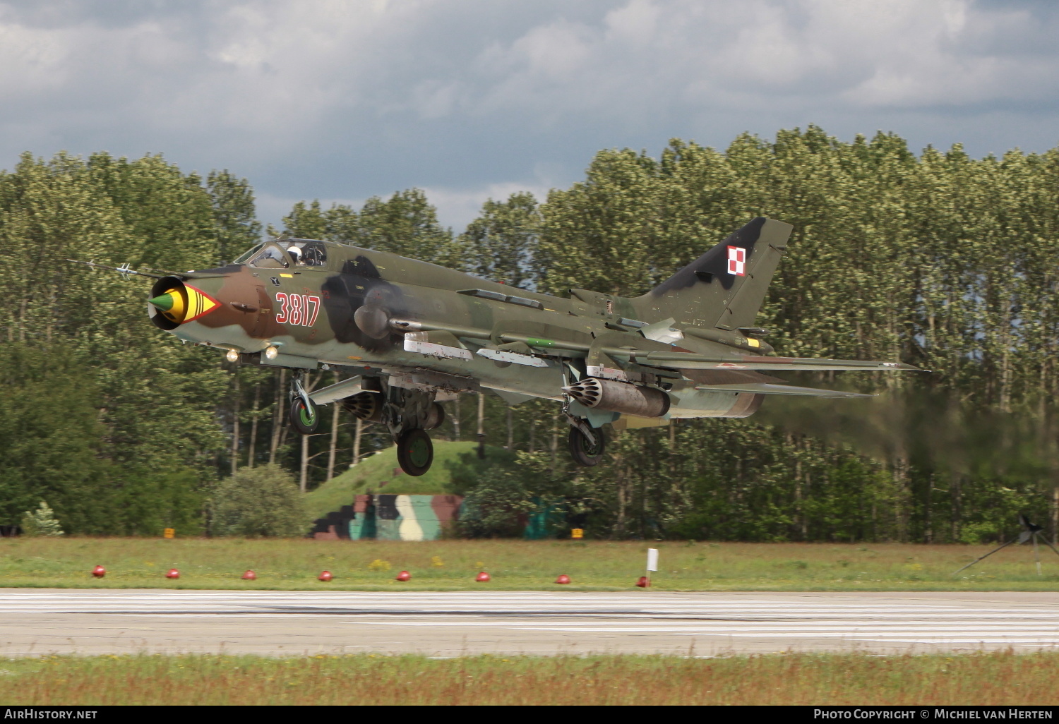 Aircraft Photo of 3817 | Sukhoi Su-22M4 | Poland - Air Force | AirHistory.net #329883