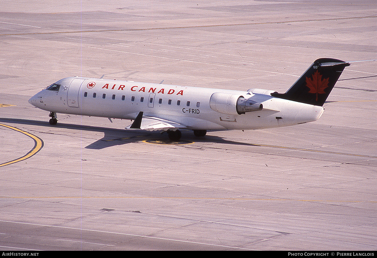 Aircraft Photo of C-FRID | Canadair CRJ-100ER (CL-600-2B19) | Air Canada | AirHistory.net #329912