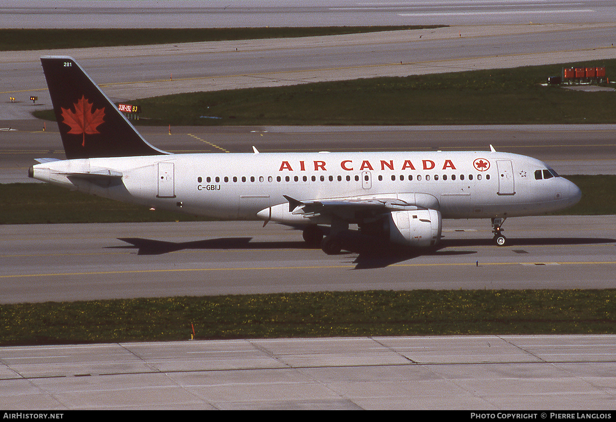 Aircraft Photo of C-GBIJ | Airbus A319-114 | Air Canada | AirHistory.net #329914