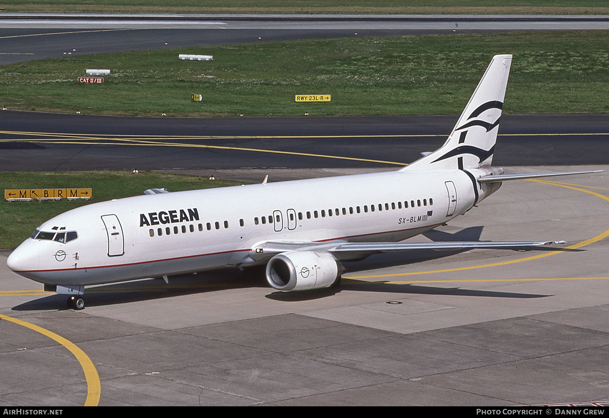 Aircraft Photo of SX-BLM | Boeing 737-42C | Aegean Airlines | AirHistory.net #329923