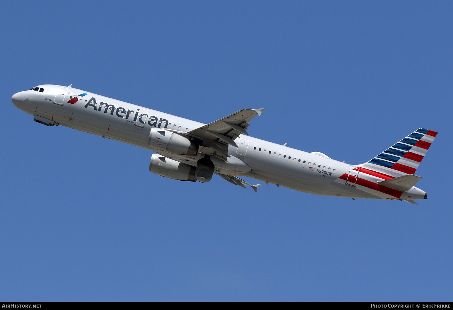 Aircraft Photo of N575UW | Airbus A321-231 | American Airlines | AirHistory.net #329926