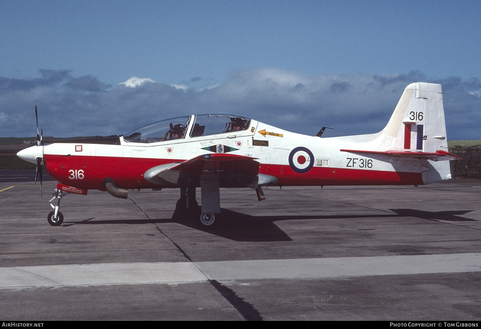 Aircraft Photo of ZF316 | Short S-312 Tucano T1 | UK - Air Force | AirHistory.net #329929