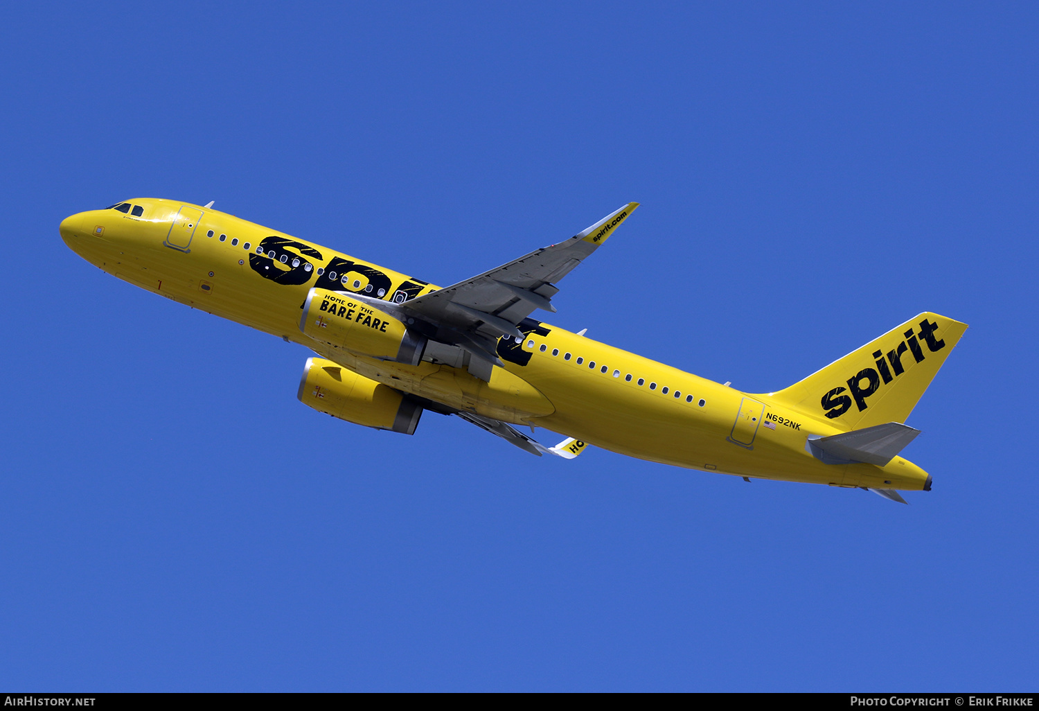 Aircraft Photo of N692NK | Airbus A320-232 | Spirit Airlines | AirHistory.net #329938