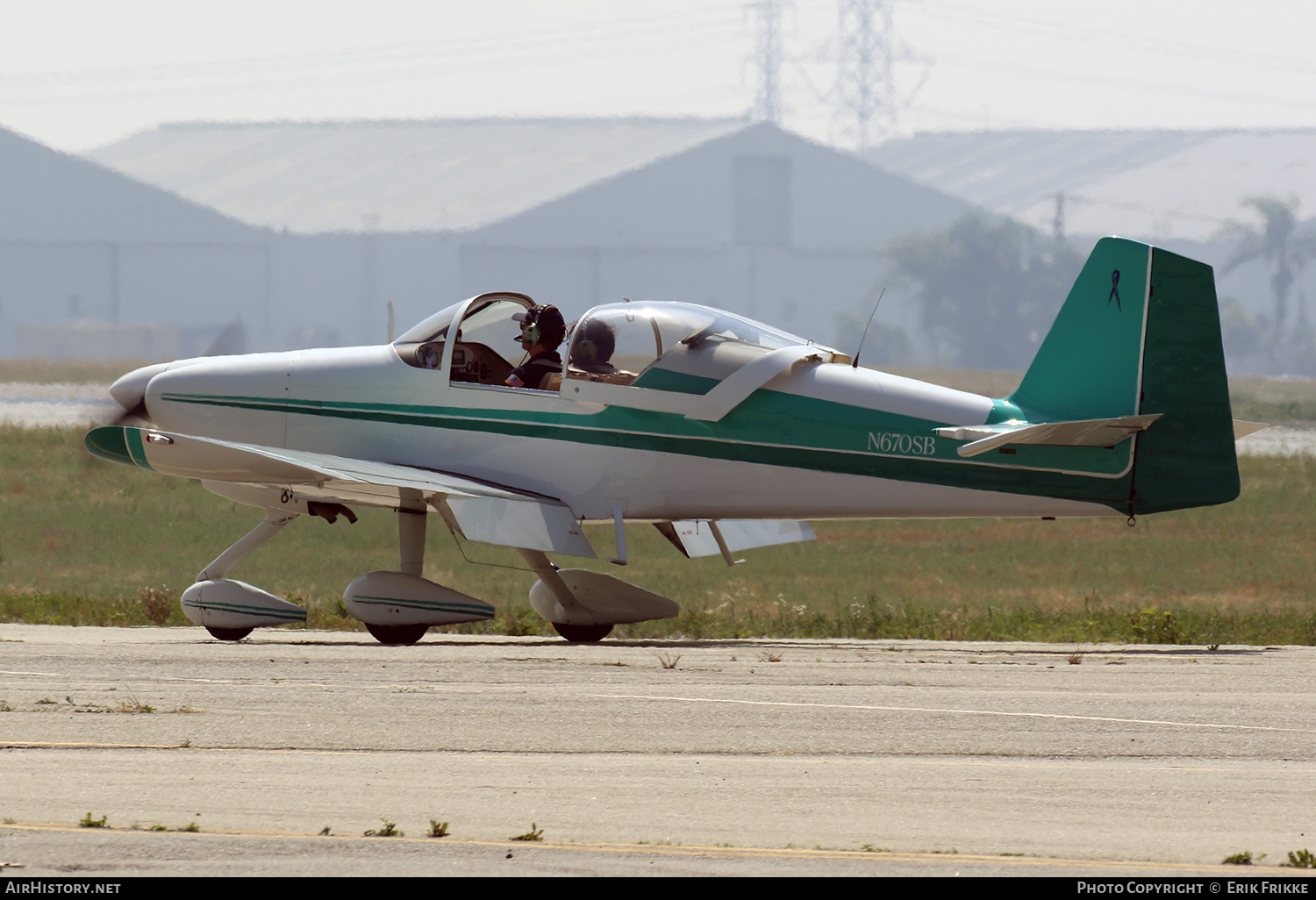Aircraft Photo of N670SB | Van's RV-6A | AirHistory.net #329944