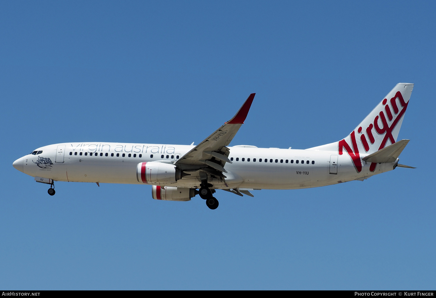 Aircraft Photo of VH-YIU | Boeing 737-8FE | Virgin Australia Airlines | AirHistory.net #329969