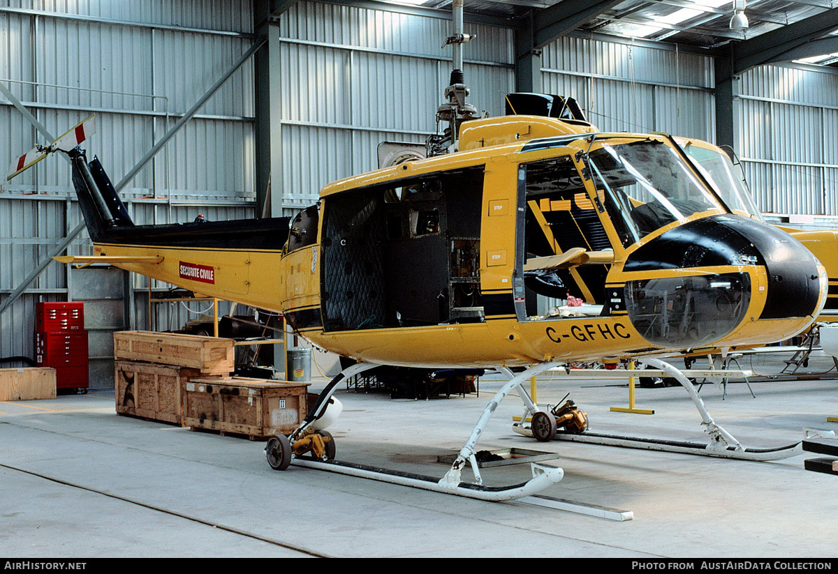 Aircraft Photo of C-GFHC | Bell 205A-1 | Sécurité Civile | AirHistory.net #329972
