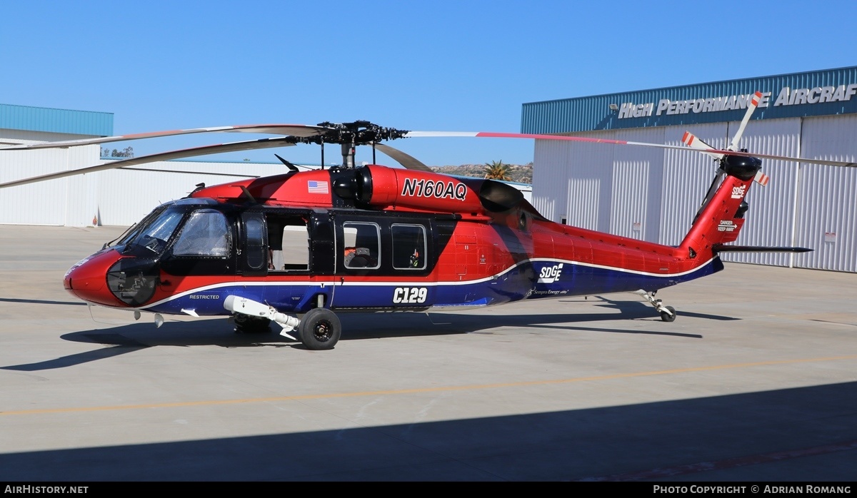 Aircraft Photo of N160AQ | Sikorsky UH-60A Black Hawk (S-70A) | SDGE - San Diego Gas & Electric | AirHistory.net #329977