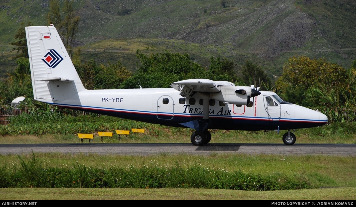 Aircraft Photo of PK-YRF | De Havilland Canada DHC-6-300 Twin Otter | Trigana Air | AirHistory.net #329978