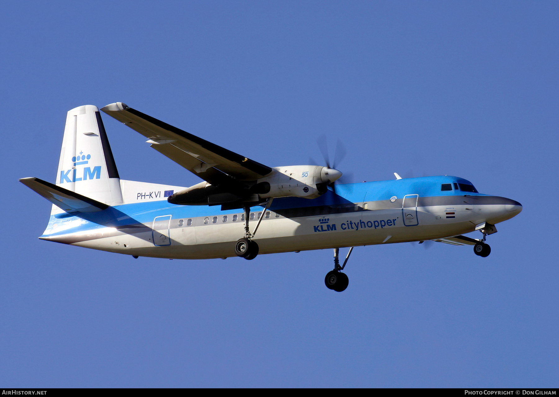 Aircraft Photo of PH-KVI | Fokker 50 | KLM Cityhopper | AirHistory.net #330011