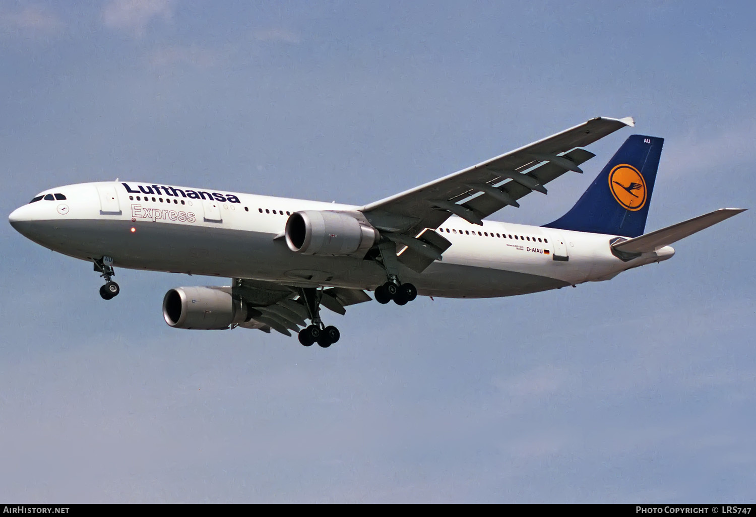 Aircraft Photo of D-AIAU | Airbus A300B4-603 | Lufthansa Express | AirHistory.net #330031