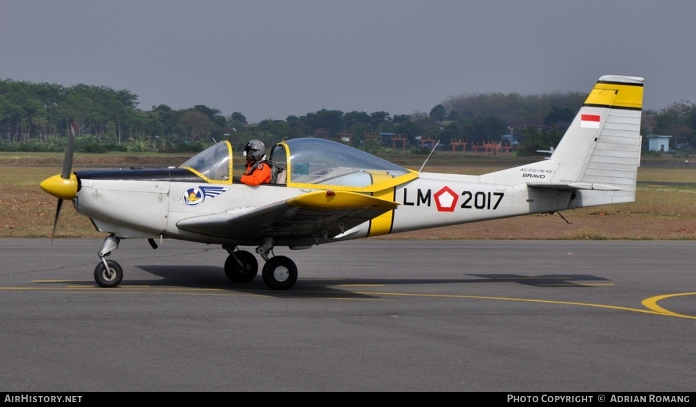 Aircraft Photo of LM-2017 | FFA AS-202/18A-3 Bravo | Indonesia - Air Force | AirHistory.net #330035