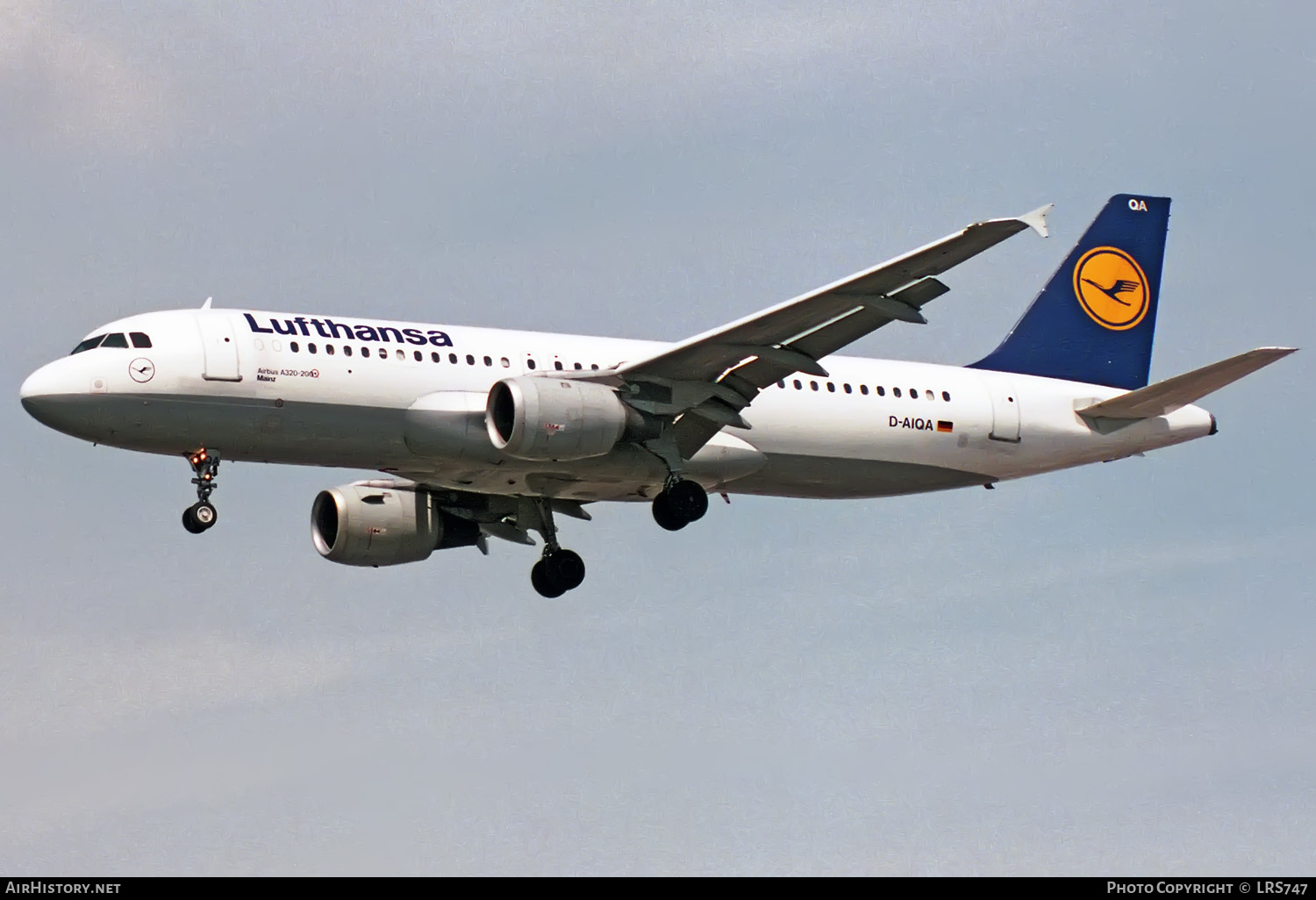 Aircraft Photo of D-AIQA | Airbus A320-211 | Lufthansa | AirHistory.net #330038