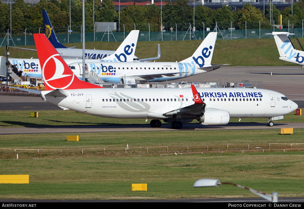 Aircraft Photo of TC-JVV | Boeing 737-8F2 | Turkish Airlines | AirHistory.net #330098